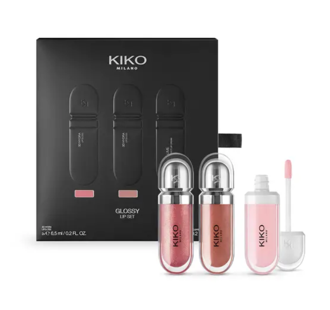 

Набор для макияжа Glossy Lip Set Kiko