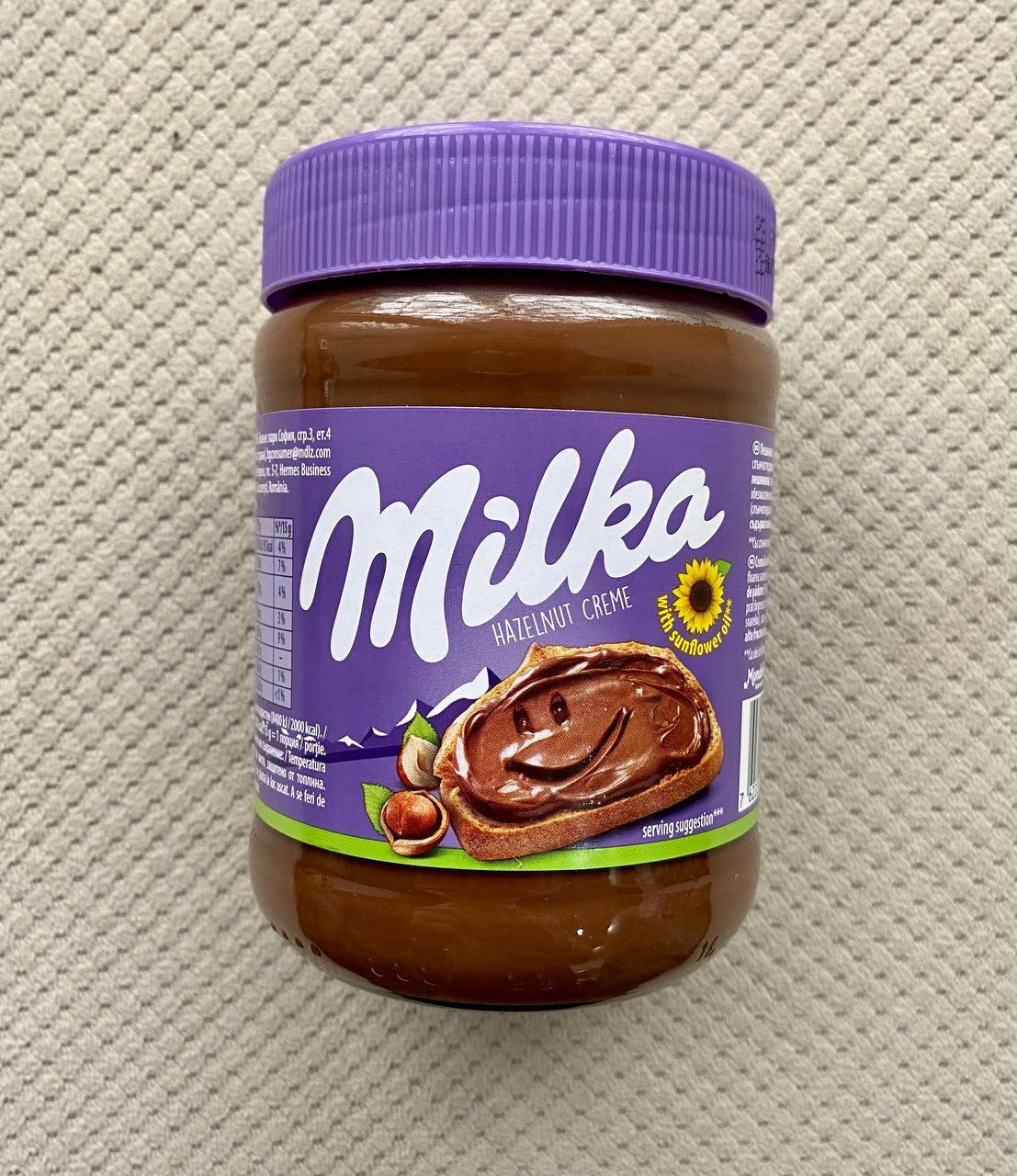

Шоколадная ореховая паста Milka 600 г