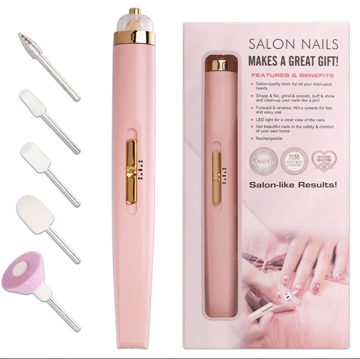 

Фрейзер для манікюра USB з насадками