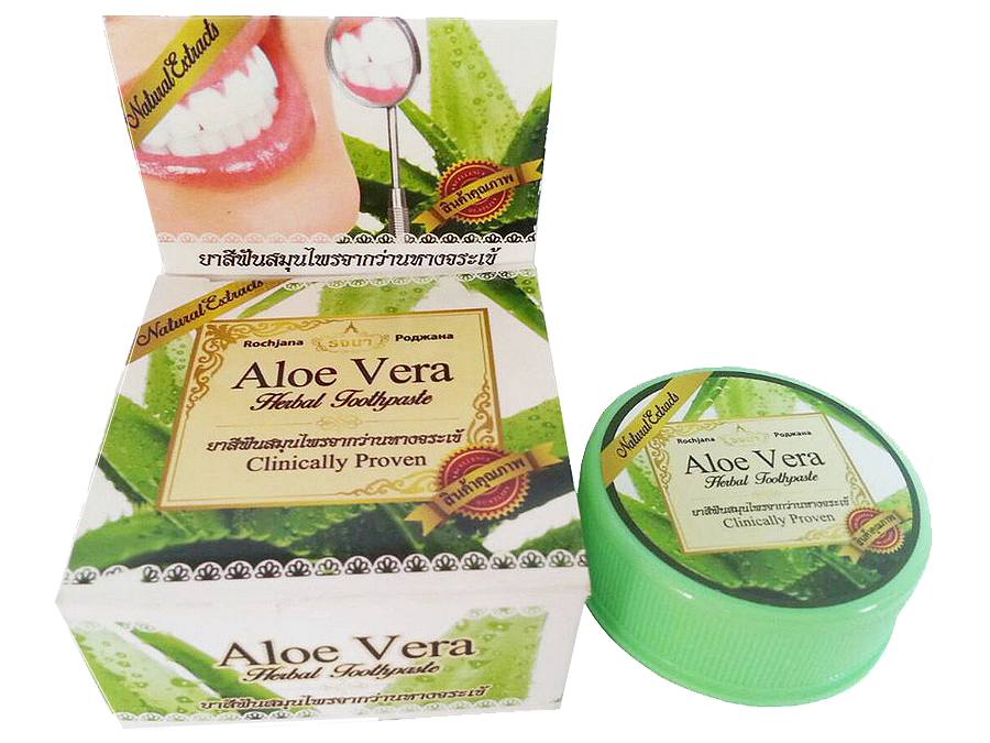 

Отбеливающая зубная паста с Алое Вера Aloe Vera Herbal Toothpaste