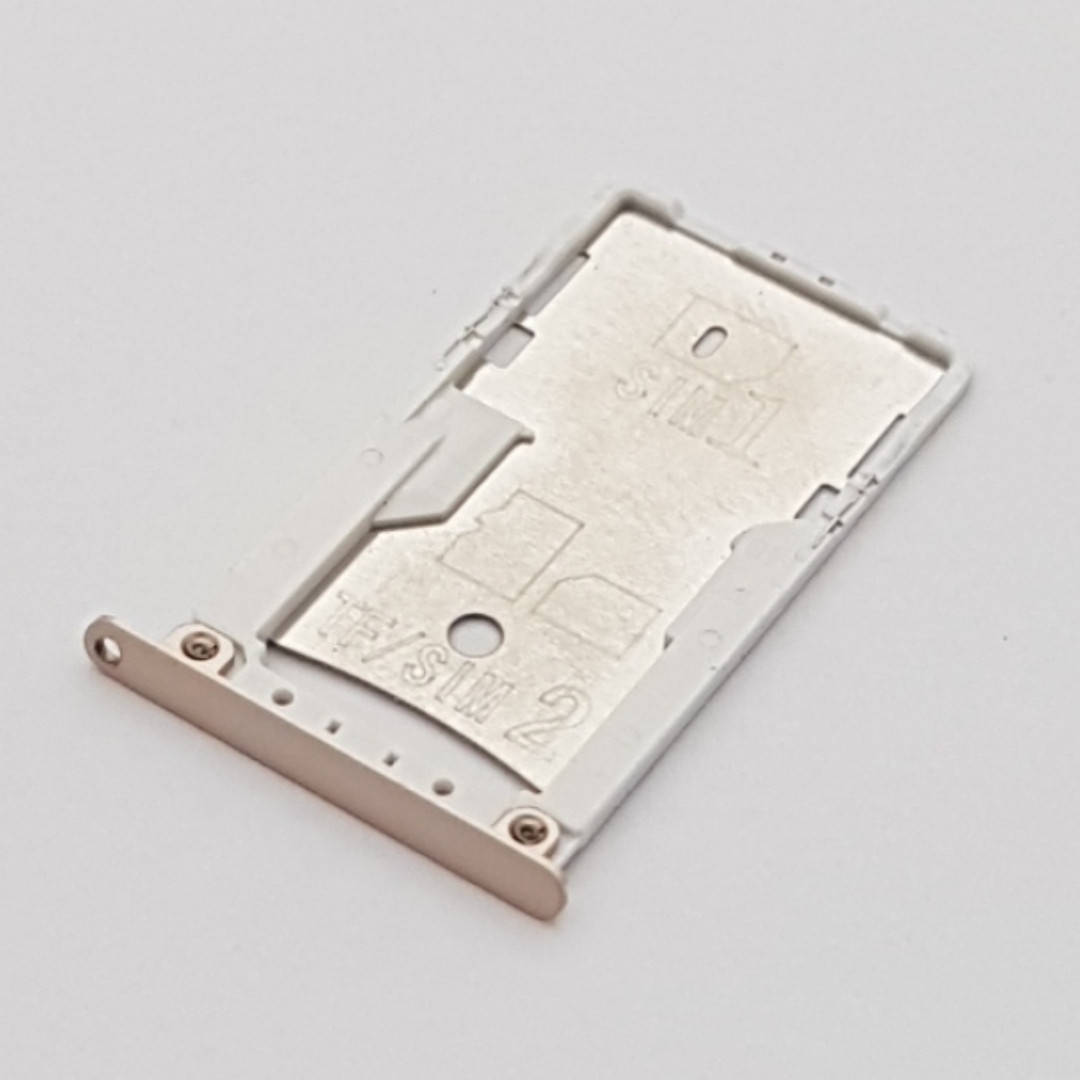 

Держатель сим карты Xiaomi Redmi 3s gold Сервисный оригинал с разборки