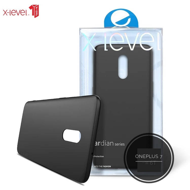 

TPU тонкий матовый чехол X-level Guardian для One Plus 7 / oneplus 7 / 1+7, Черный
