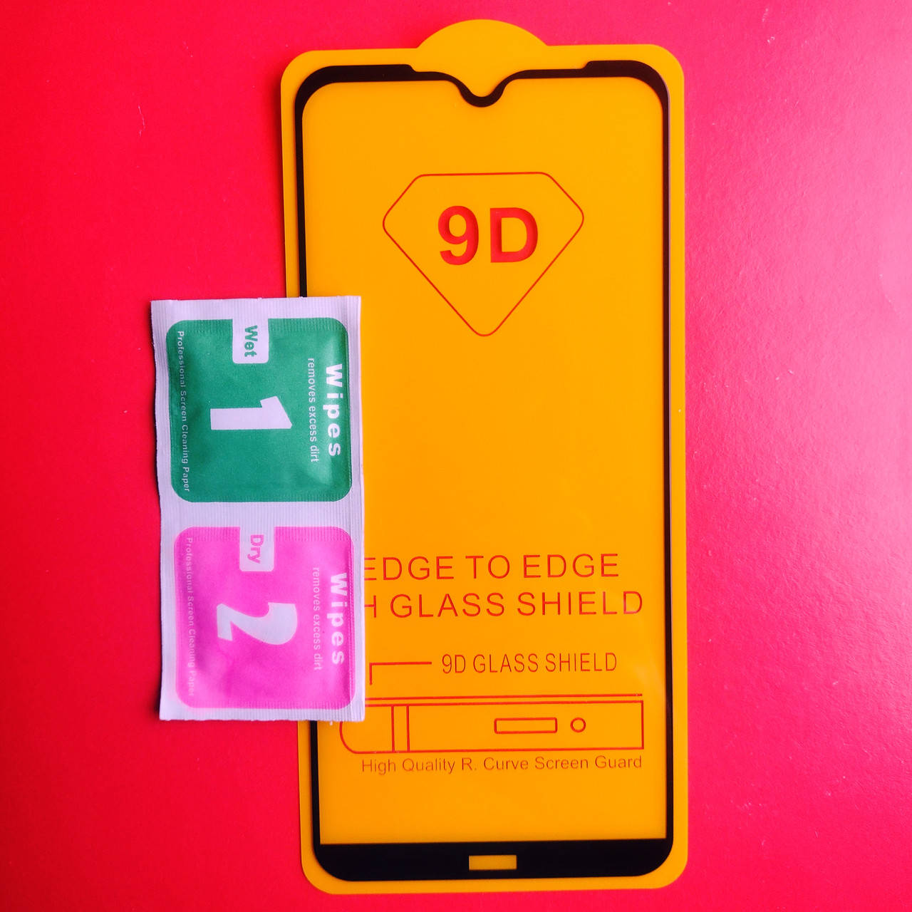 

Защитное стекло для Xiaomi Redmi Note 8T на весь экран телефона 9D, Черный