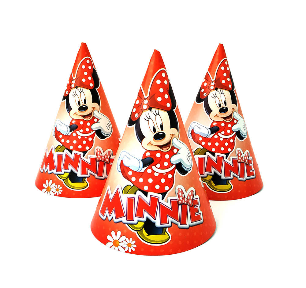 

Колпак праздничный 15 см, "Минни Маус" 2