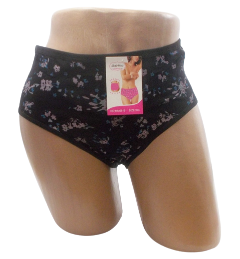 

Женские трусики Belle Weeir 0816 2XL черные, Черный
