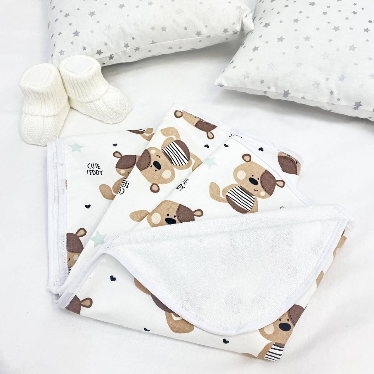 

Непромокаемая детская пеленка, размер 100х80 см №211, Разные цвета