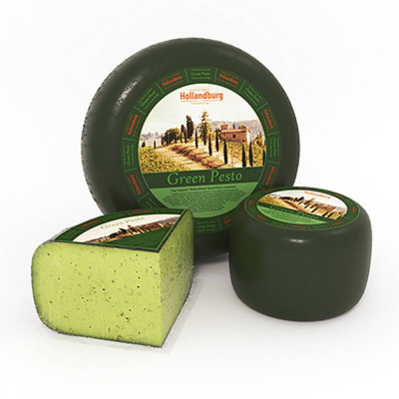 

Сыр "Hollandburg" Green Pesto"Украина"