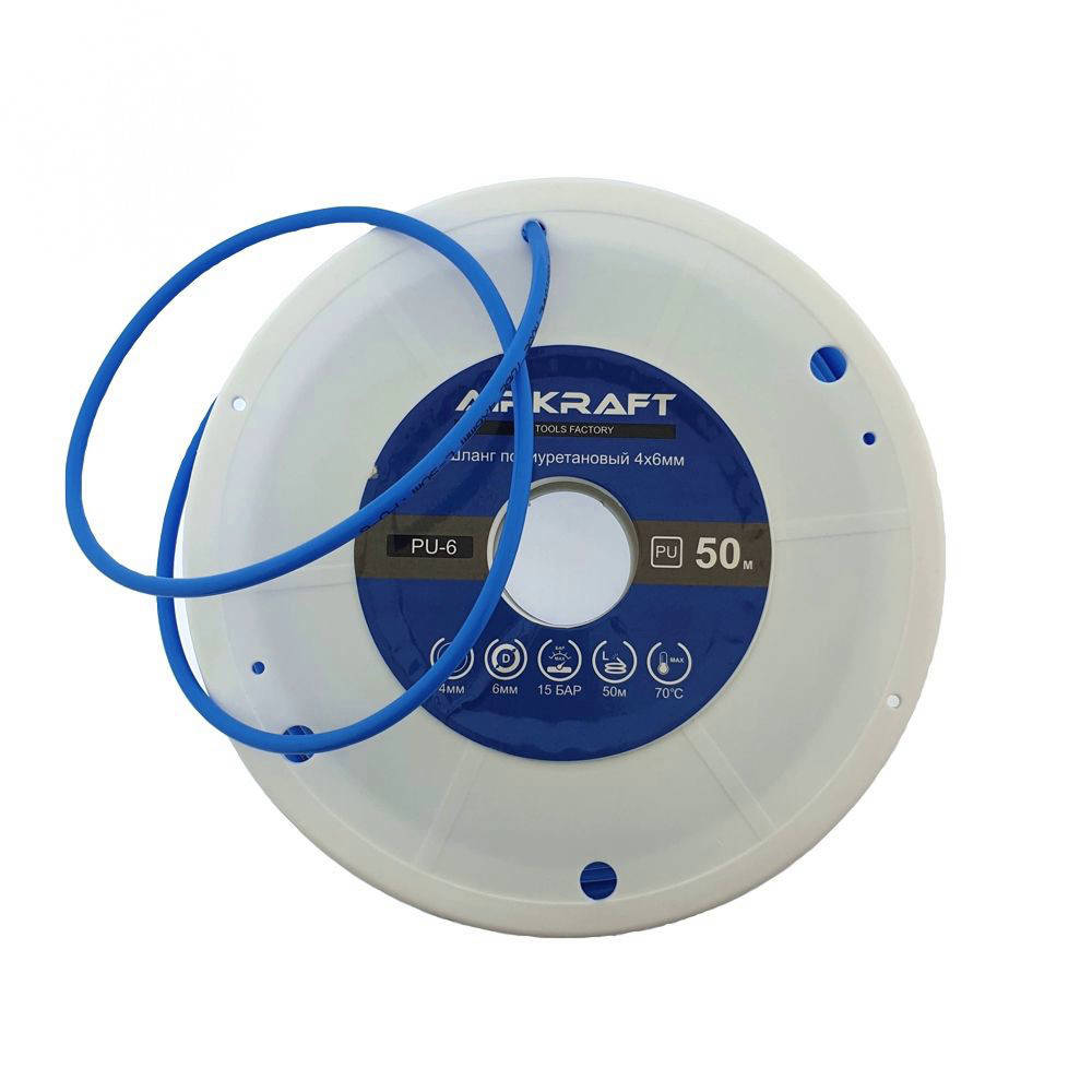 

Шланг полиуретановый синий 6х4 мм.