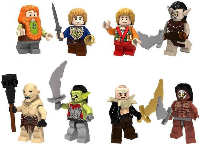 

Фигурки человечки властелин колец воины орки гномы хоббиты для лего lego