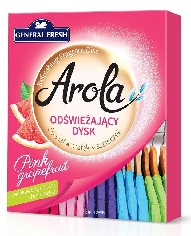 

Дисковый освежитель для гардероба GENERAL FRESH Arola в ассортименте