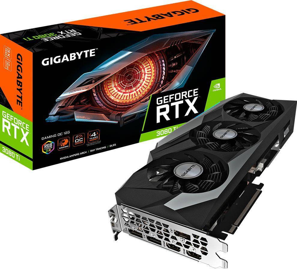 

Видеокарта GIGABYTE GeForce RTX 3080 Ti Gaming OC (GV-N308TGAMING OC-12GD)