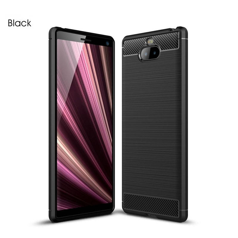 

TPU чехол накладка Urban для Sony Xperia 10 Plus (4 цвета) чёрный