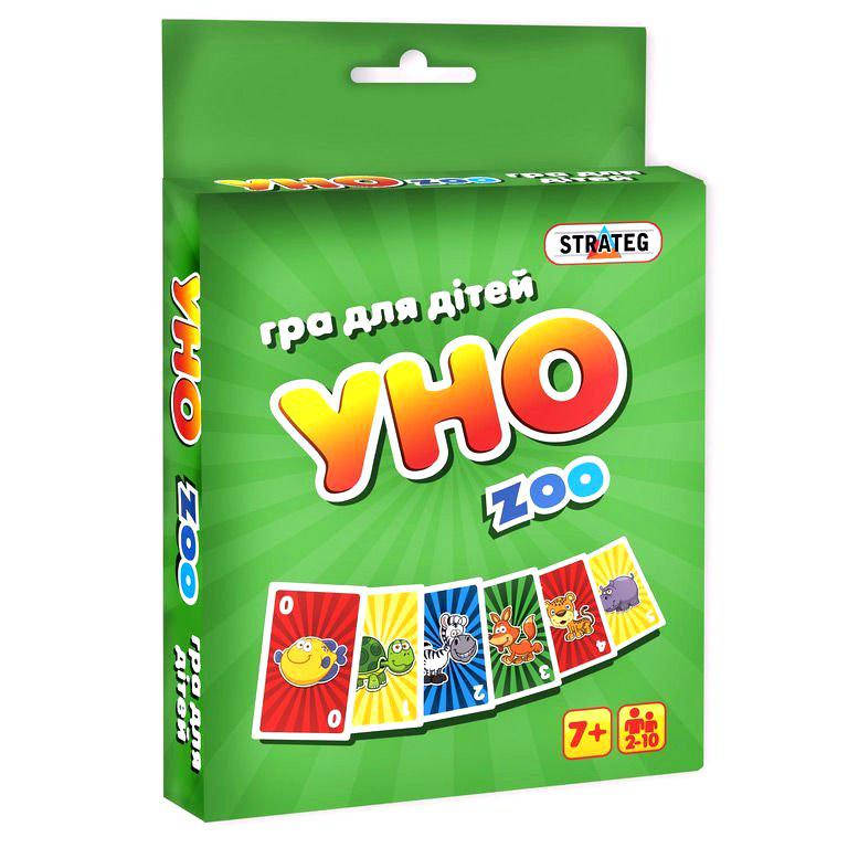 

Настольная Игра Уно UNO Зоо ZOO Детское Стратег STRATEG, 7016, 008506