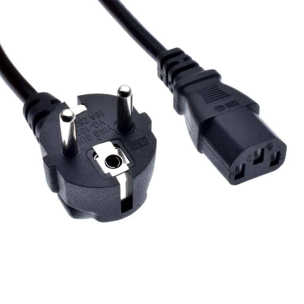

Кабель питания AC для компьютера, монитора 500-1000W 1.8м