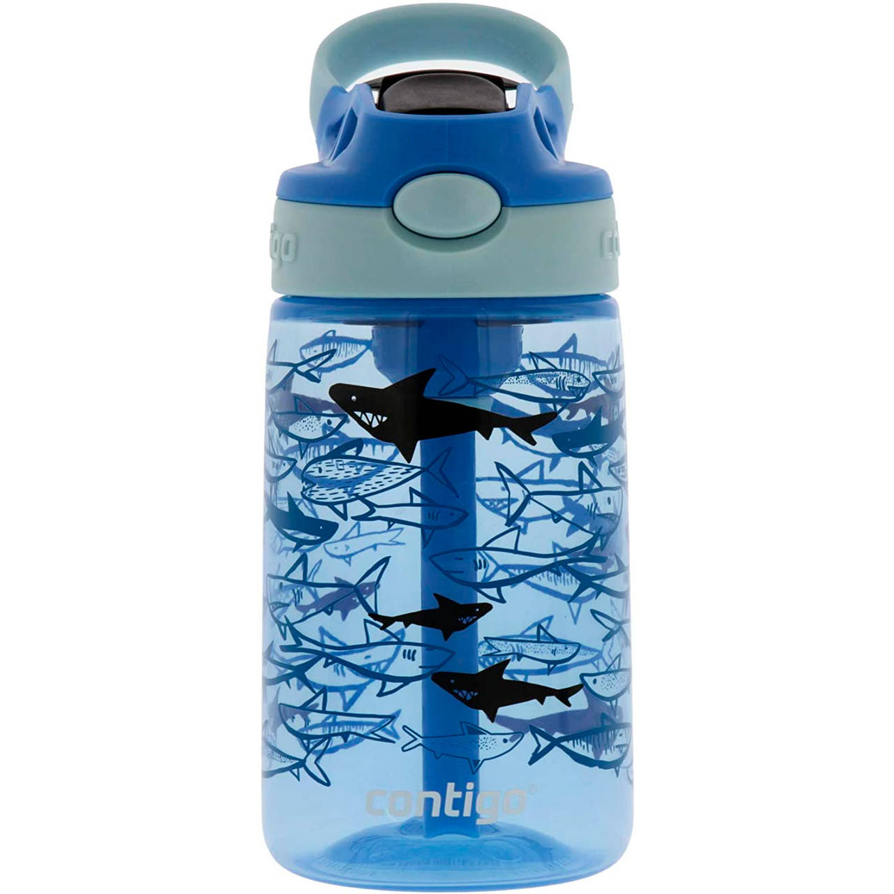 

Детская бутылка для воды Contigo Autospout Shark Акула, Фиолетовый