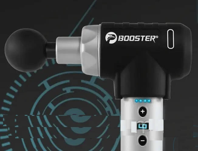 

Массажер перкуссионный Booster Pro 2 для мышц, массажный пистолет, 5 насадок