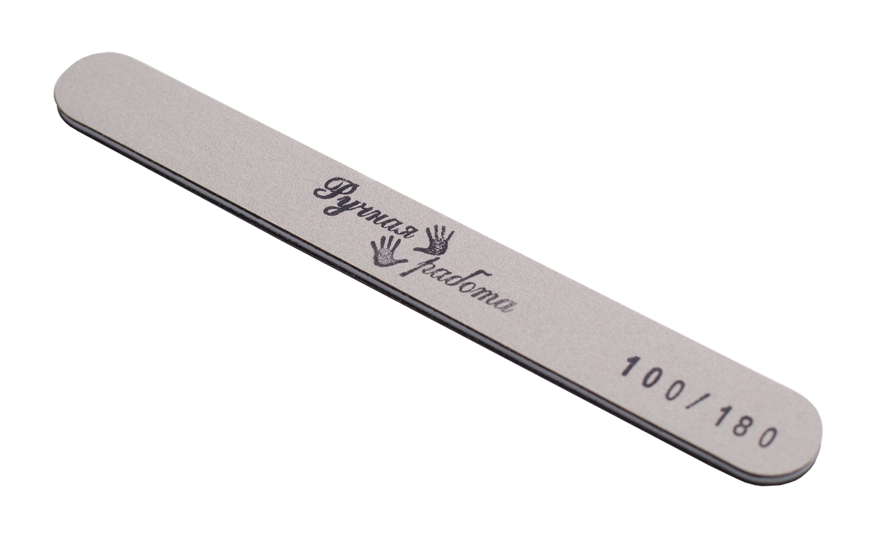 

Профессиональная пилочка для ногтей, 100х180 грит, ТМ "Ручная Работа"