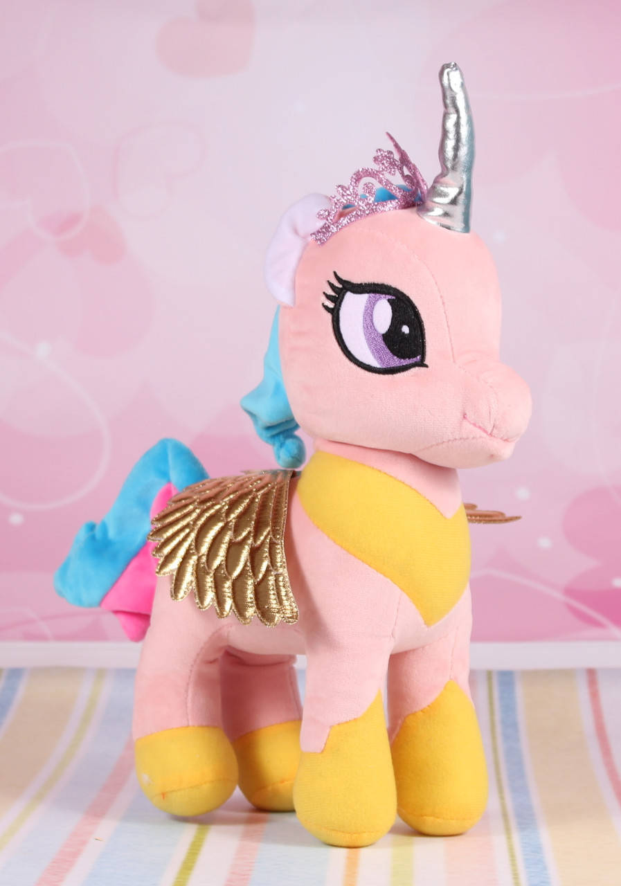 

Мягкая игрушка единорог Селестия, My Little Рony, 33 см., Розовый