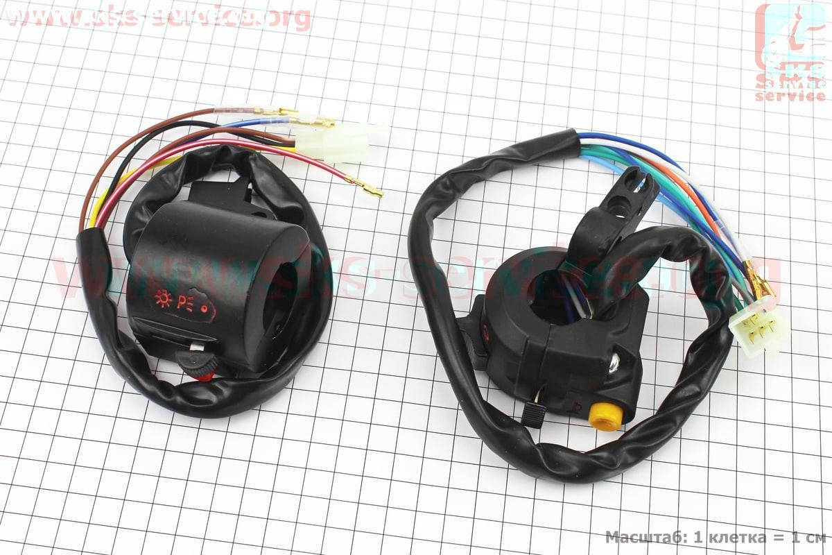 

Блок кнопок на руле левый, правый к-кт без рычагов ALPHA (319044)