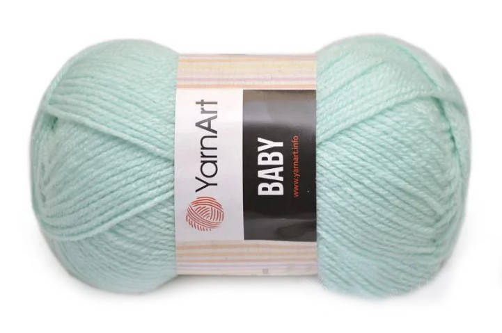 

YarnArt Baby, Светлая бирюза №856, Бирюзовый