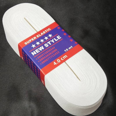 

Резинка турецкая NewStyle 4см Белая (СИНДТЕКС-1866)