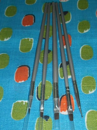 

Кисти набор 5 шт. серебро