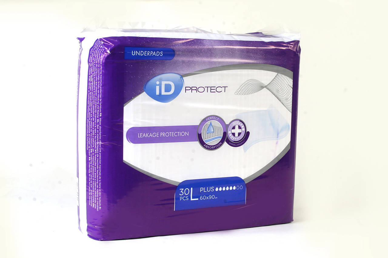 

Пеленки для взрослых ID PROTECT Plus 60х90 №30