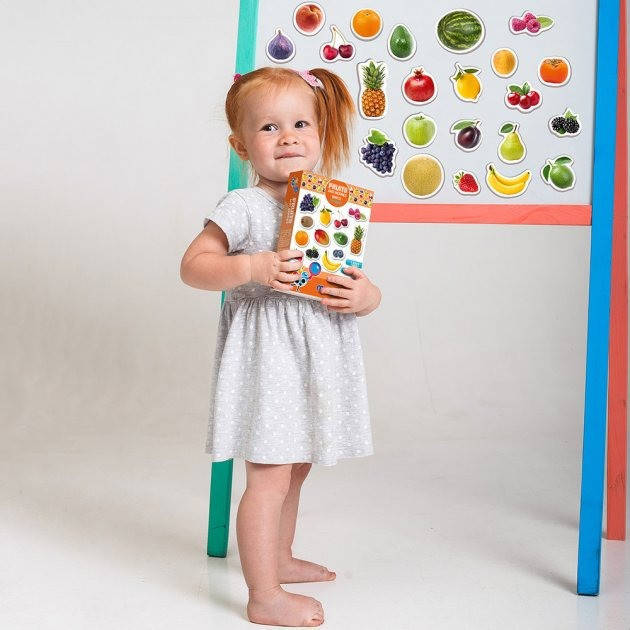 

Магниты для детей Фрукты, Разные цвета