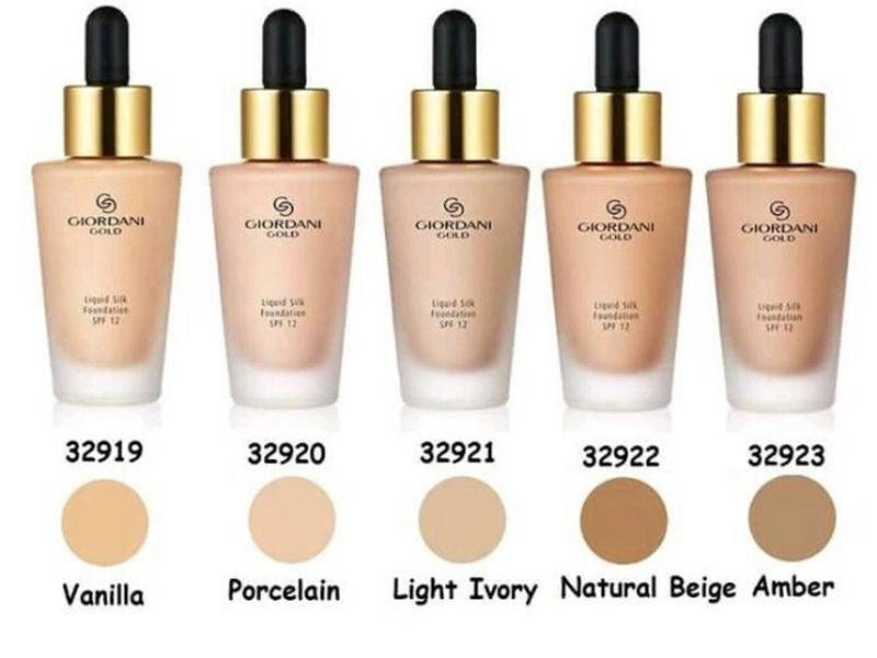 

Шовкова тональна основа-флюід Giordani Gold