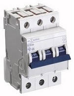 

Автоматический выключатель 16 A , 6kA трехфазный трехполюсный B характер