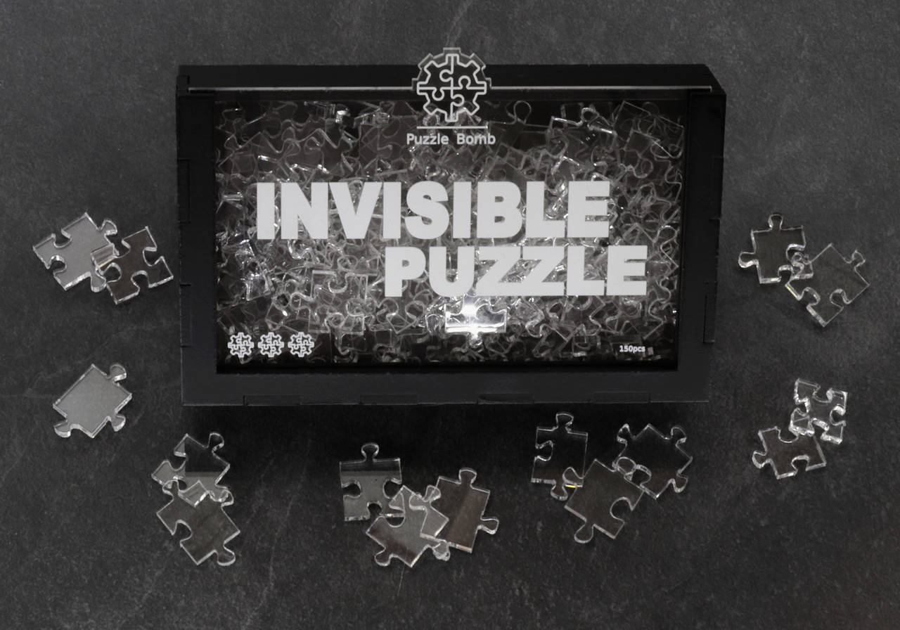 

Пазл-головоломка з прозорого акрилу "Invisible Puzzle" 3* від української компанії Puzzle Bomb