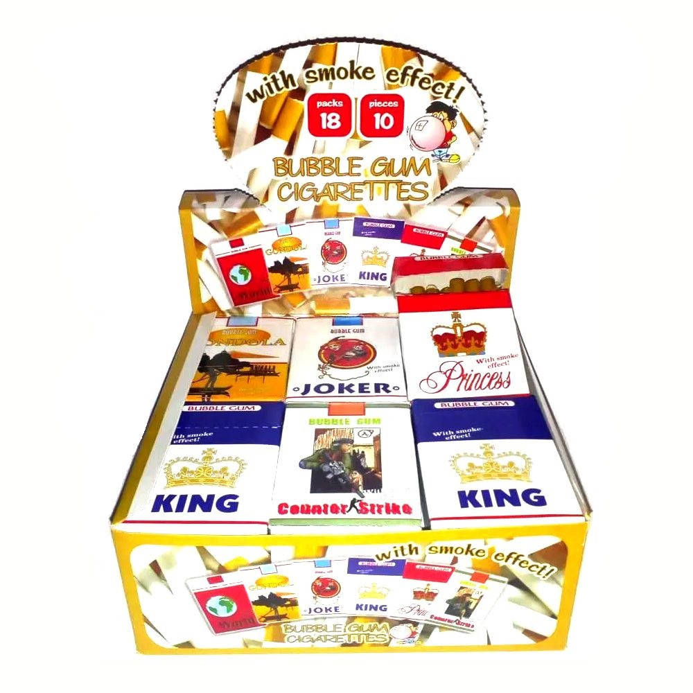 

Жевательные резинки Bubble Gums Cigarettes блок 18 пачек