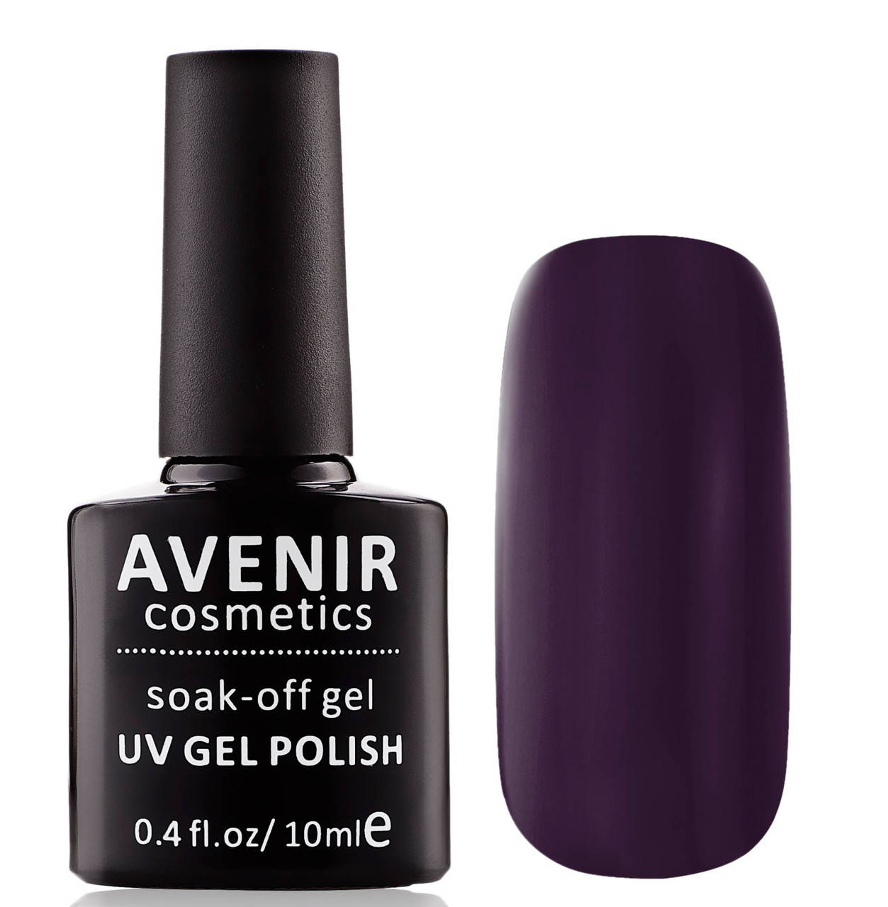 

Гель-лак AVENIR Cosmetics №117 Очень темный баклажановый