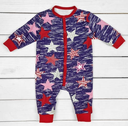 

Человечек с открытыми ножками из ткани интерлок 80