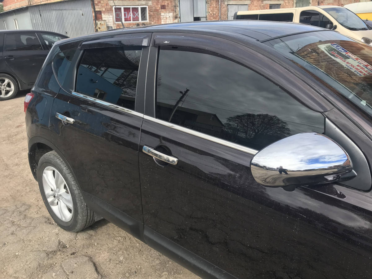 

Наружная окантовка (4 шт, нерж) - Nissan Qashqai 2007-2014 гг.