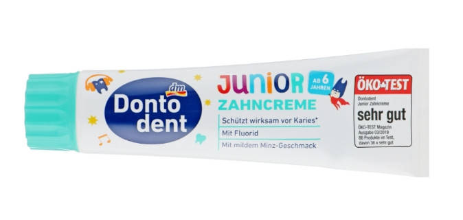 

Dontodent Zahnpasta Kinder Junior Детская зубная паста от 6 лет 100 мл