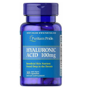 

Гиалуроновая кислота Puritan's Pride Hyaluronic Acid 100 mg (30 капсул.)