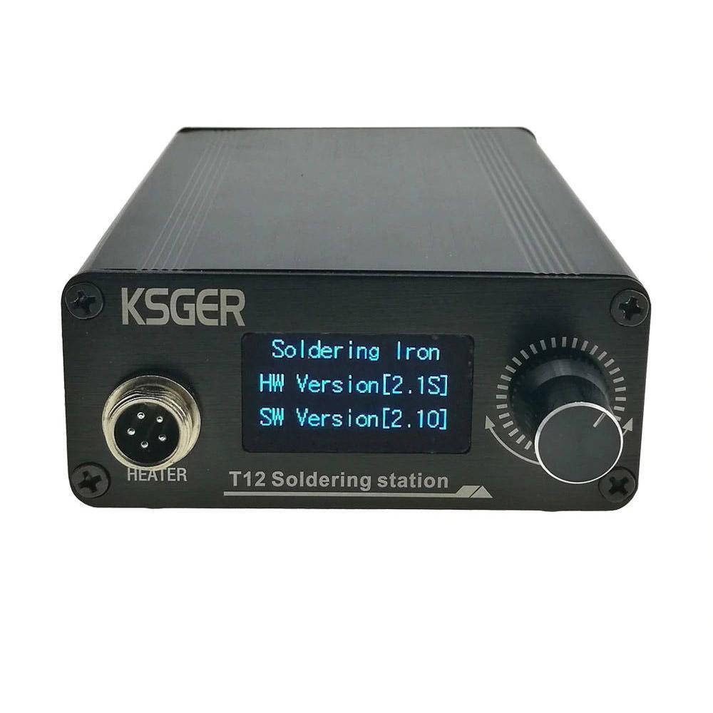 

KSGER V2.1S OLED Паяльная станция на жалах Hakko T12 тонкая передняя панель