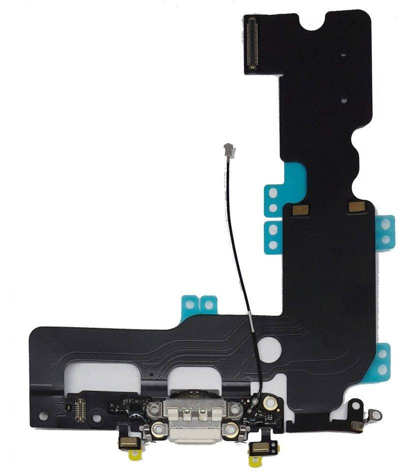 

Нижний шлейф зарядки iPhone 7 Plus с разъемом наушников и микрофоном Original White