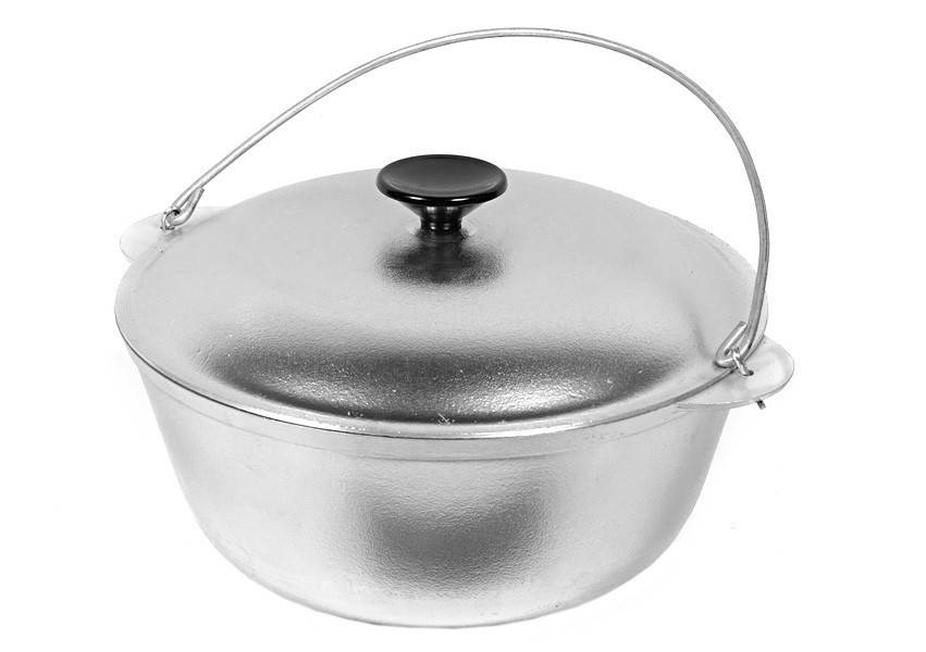 

Казан для плова 3 л для костра котелок алюминиевый походный