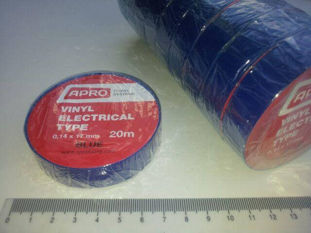 

Изолента APRO (ET-20 Blue) 17мм*20 м синяя