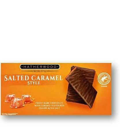 

Шоколад Hatherwood Salted Caremel-шоколадные пластинки, 200грамм