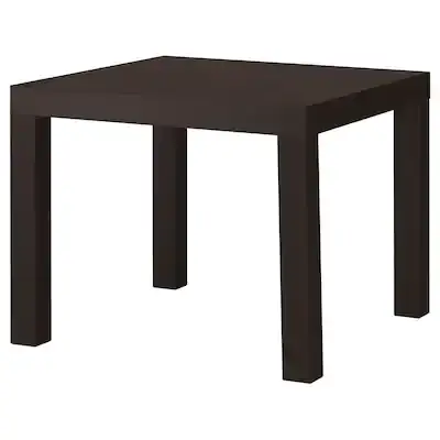 

IKEA журнальный столик LACK, черно-коричневый, 55x55 см (ИКЕА ЛАКК)