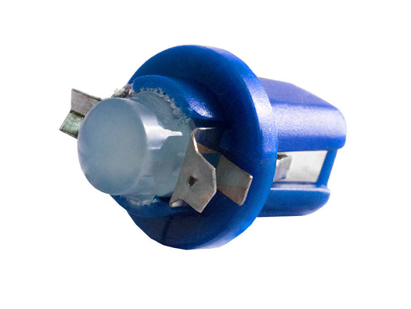 

Светодиодная автолампа T5 W1.2W B8.5d 12В COB синий