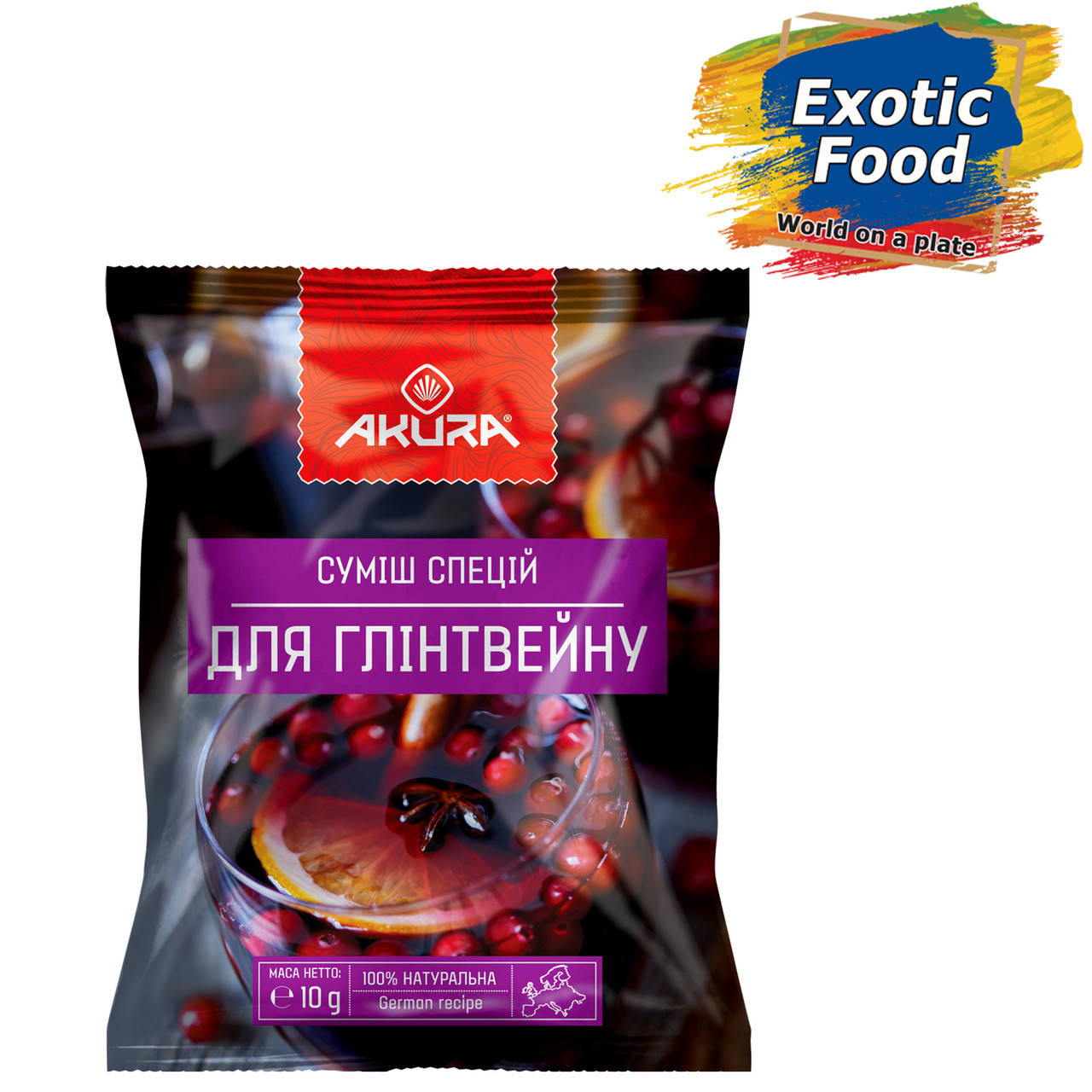 

Смесь специй к глинтвейна ТМ "AKURA", 10г