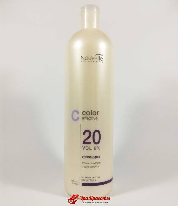 

Окислительная эмульсия 20 vol 6% Nouvelle Cream Peroxide, 1000 мл