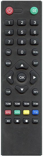 

Пульт для Т2 тюнера PANTESAT HD-95 T2