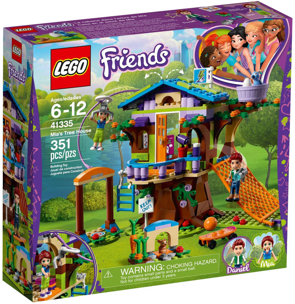 

LEGO ЛЕГО Friends Домик Мии на дереве 41335