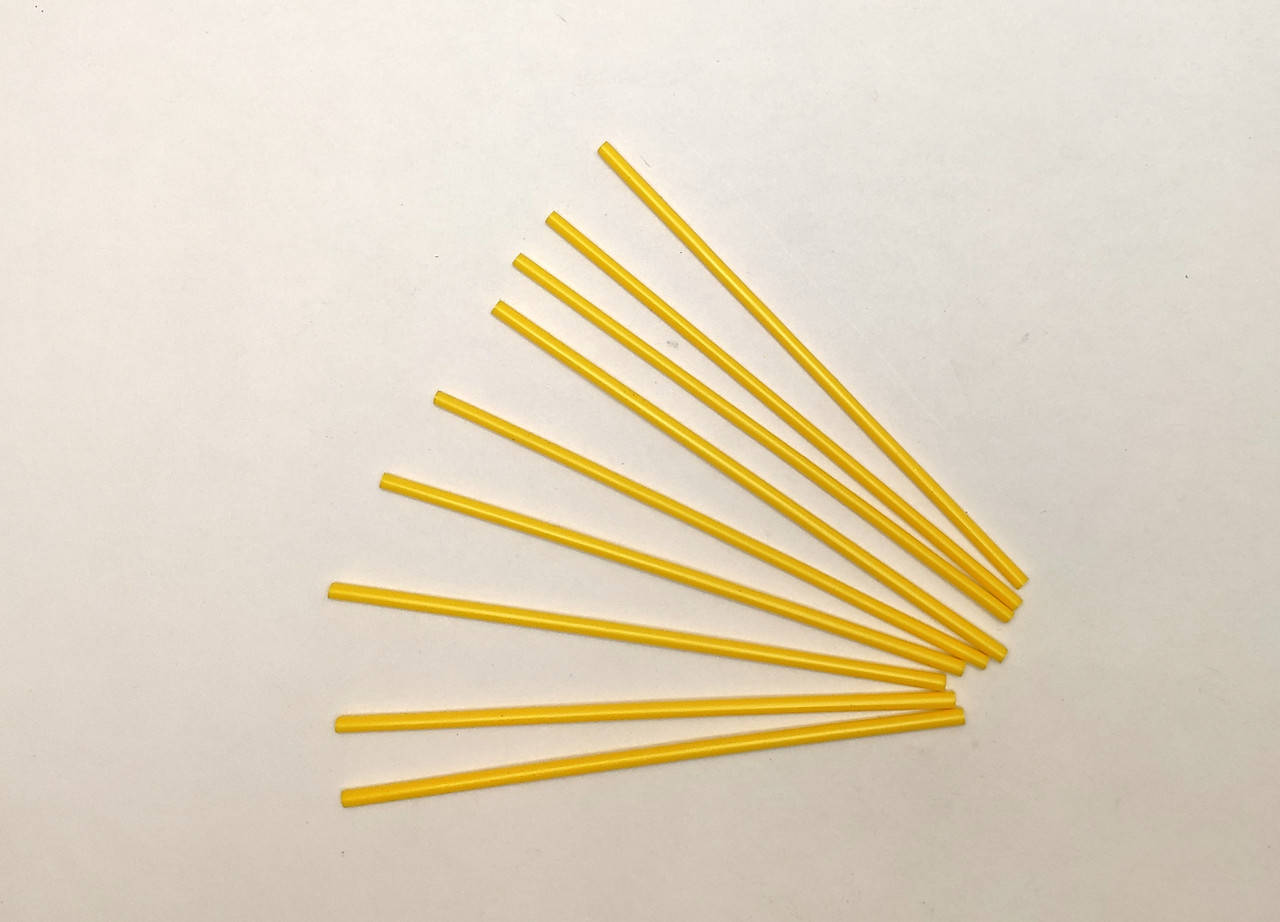 

Палочки для кейк попсов "Желтые" (50 шт)