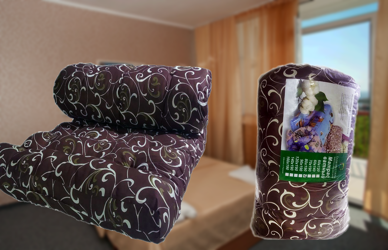 

Матрас ватный 120х190 (полуторный) Drimota Эконом Поликоттон 75г/м2